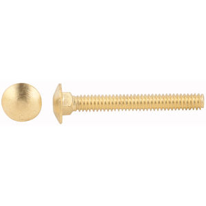 Albany County Fasteners 1/4-20 X 2" Carriage Bolts - Zinc Plated 307A Steel (250-Pack)